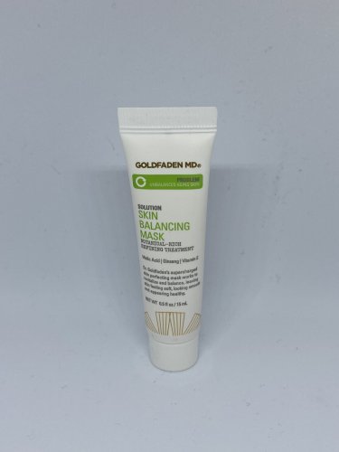 GOLDFADEN MD Skin Balancing Mask Travel Size Face Skincare Treatment