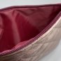 Ipsy MyGlam Glam Bag February 2020 Feel the Love Cosmetic case purse Rose Velour