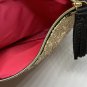Ipsy MyGlam Glam Bag December 2018 Cosmetic case purse Black Gold Sequins