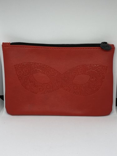 Ipsy MyGlam Glam Bag October 2018 Ipsy After Dark Cosmetic case purse Red Mask