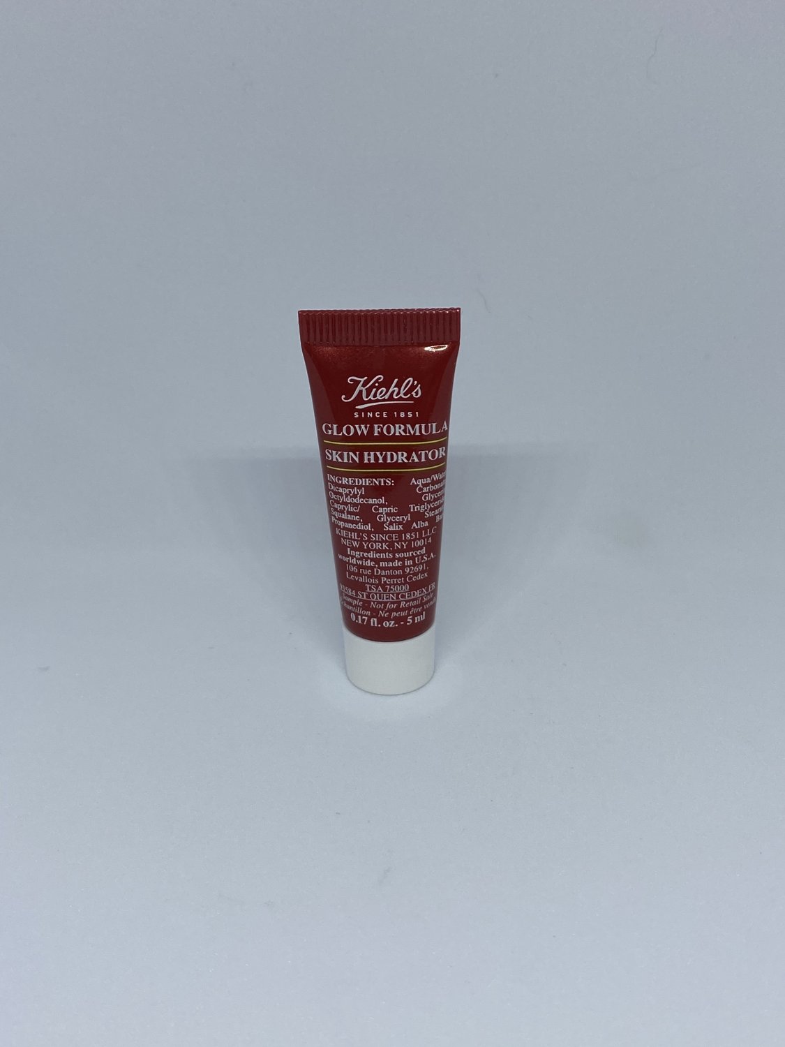 Kiehl's Since 1851 Glow Formula Skin Hydrator trial size face moisturizer skin care