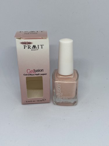 P.R.M.I.T. GeLlusion Gel-Effect Nail Lacquer Pink Cream Color Polish Travel Size