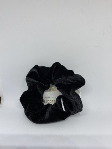 Purelei Black Velvet Scrunchie Single Hair Elastic