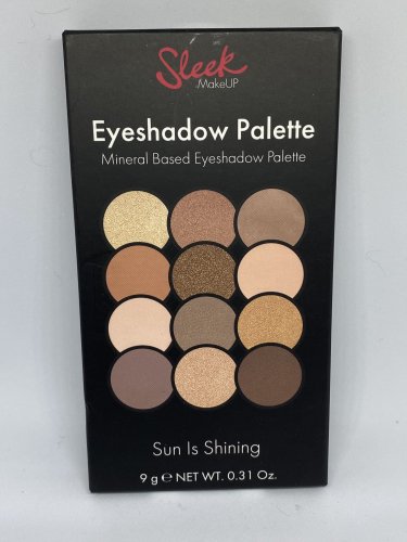 Sleek MakeUP Eyeshadow Palette Sun is Shining 12 Shades Eye Shadow