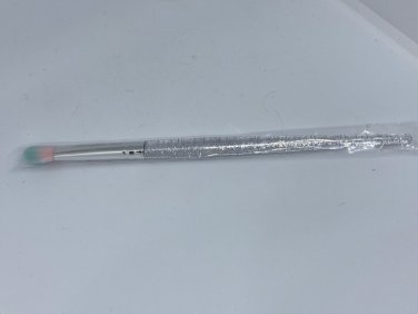 SLMISSGLAM SB68 Fluffy Eye Blender Brush Glitter Eyeshadow Silver Sparkle