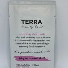 Terra Beauty Bars Rose Clay Dry Mask DIY Powder Face Mask Mix Trial Size
