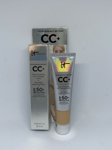 It Cosmetics Your Skin But Better CC+ Cream With SPF 50+ Medium Travel Size liquid foundation