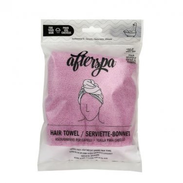 Afterspa Hair Towel Pink Drying Wrap