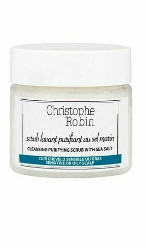 Christophe Robin Cleansing Purifying Scrub with Sea Salt Travel Size For Scalp