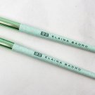 Elaina Badro Divine Duo Eye Makeup Brush Set Eyeshadow Blending Angled Liner Brow Brushes