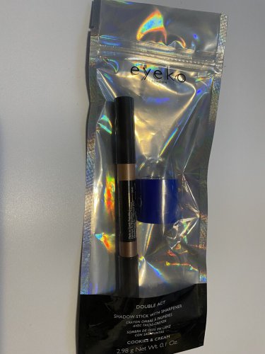 Eyeko Double Act Shadow Stick with Sharpener Cookies & Cream Eyeshadow Pencil