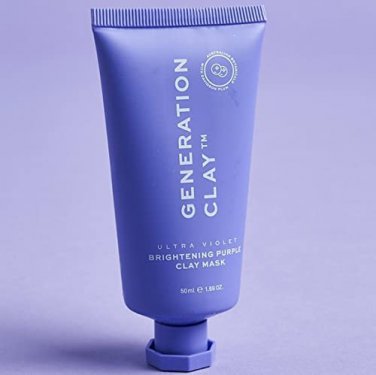 Generation Clay Ultra Violet Brightening Purple Clay Mask Skin Care Facial Travel Size