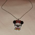 Disney Minnie Mouse Enamel Pendant & Necklace