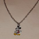 Disney Mickey Mouse Enamel Pendant & Necklace