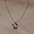 Hello Kitty Enamel Pendant & Necklace in Purple