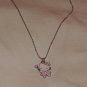 Hello Kitty Enamel Pendant & Necklace in Pink