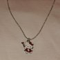 Hello Kitty Enamel Pendant & Necklace in Red