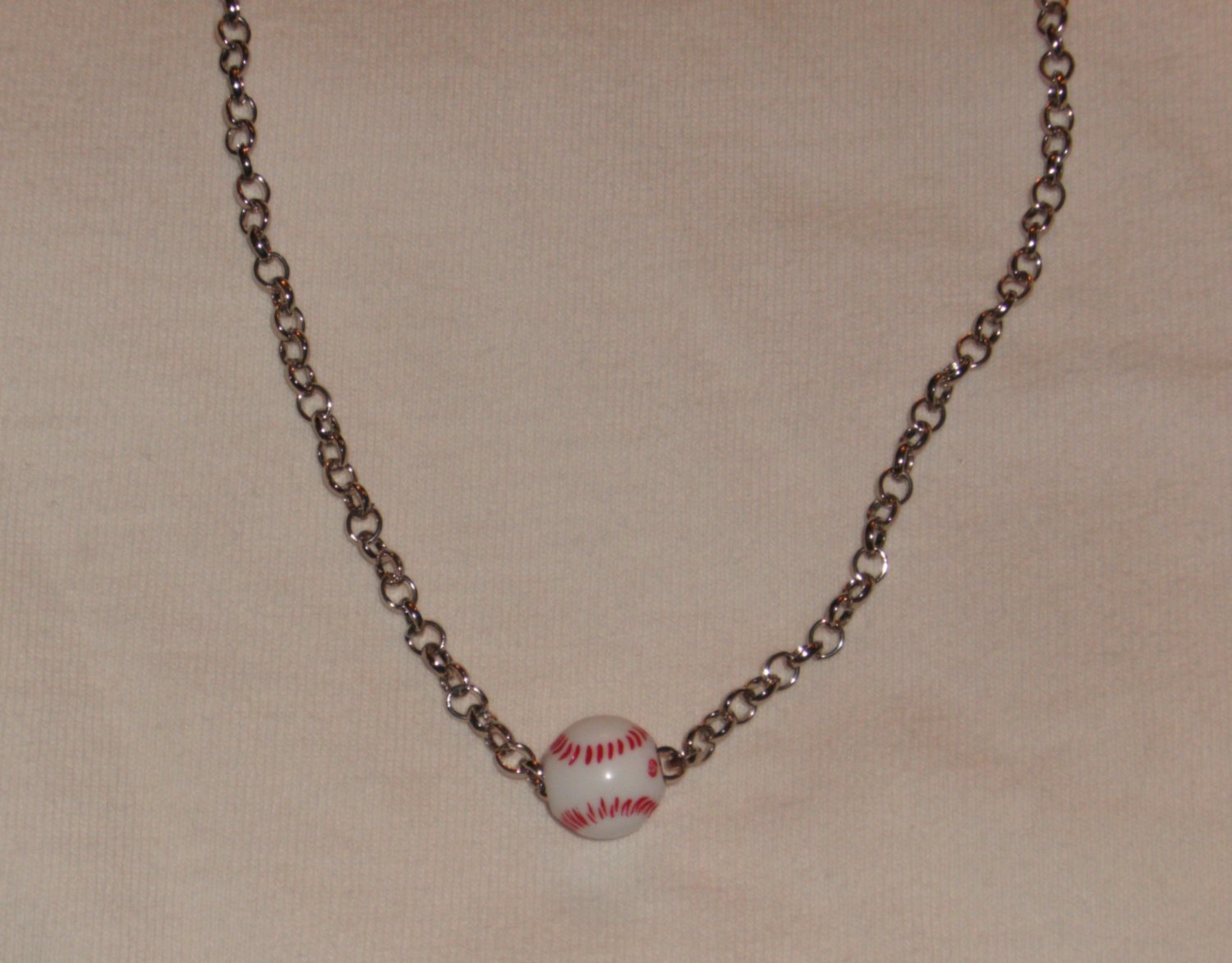 Baseball Pendant & Necklace