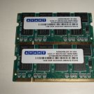 2GB (2x1GB) PC2100 DDR 266 Laptop RAM memory