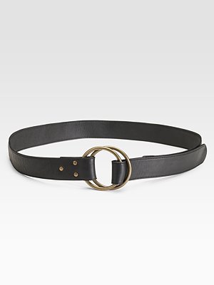 EMLY Double ring Leather Belt