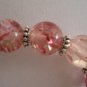 Pink & Dark Pink Resin Beaded Bracelet