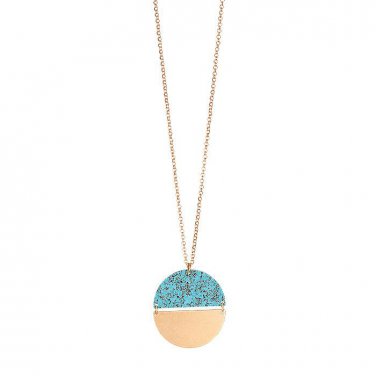 Modern Seafoam Pendant Necklace