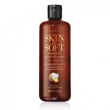 Skin So Soft Supreme Nourishment Enriching Coconut Oil Body Wash 11.8 oz.