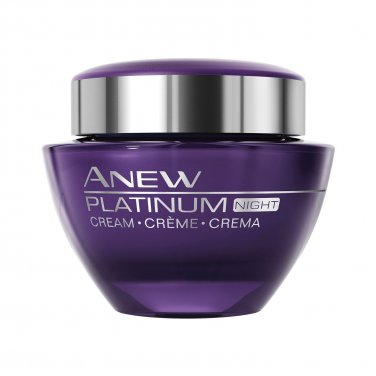 Avon Jumbo-Size Anew Platinum Night Cream SPF 25 2.6 oz