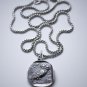 Silver Greek Athena Owl Coin Tetradrachm Necklace No.4