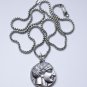 Silver Greek Athena Owl Coin Tetradrachm Necklace No.4