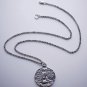 Silver Roman Owl Athena Tetradrachm Coin Pendant Amulet Charm With 18" Chain