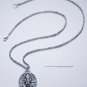Silver Ganesha Amulet Pendant Charm Talisman Necklace