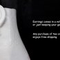 Solid 14k / 18k Icy Rock Quartz " Pointy Drop " Designer Earrings