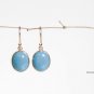 Solid 14k Sleeping Beauty - Robin's Egg Blue Classic Drop Earrings