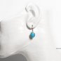 Solid 14k Sleeping Beauty - Robin's Egg Blue Classic Drop Earrings