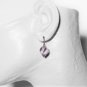 Solid 14k / 18k  Rose de France " Whirlpool " Designer Drop Earrings - OAS