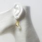 14k. "Marble Golden-Citrine" .  Briolette Drop Earrings