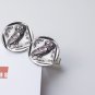Sterling Silver Classic Greek Athena's Owl Tetradrachm Coin Cufflinks