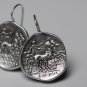 STERLING SILVER. APOLLO COIN EARRINGS. FROM ORIGINAL