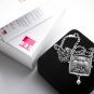 Silver Greek Classical Square Athena's Owl Tetradrachm Pendant W/Chain - no.8