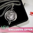 Silver Owl Coin Pendant Necklace..It spins! Onesilversmith Art Studio .