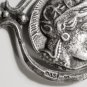 Silver Owl Coin Pendant Necklace..It spins! Onesilversmith Art Studio .