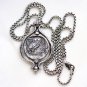 It spins! Small Sterling Silver Tetradrachm Owl Coin Pendant Necklace Jewelry