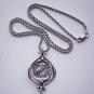 It spins! Small Sterling Silver Tetradrachm Owl Coin Pendant Necklace Jewelry