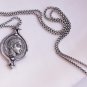 It spins! Small Sterling Silver Tetradrachm Owl Coin Pendant Necklace Jewelry