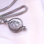 It spins! Small Sterling Silver Tetradrachm Owl Coin Pendant Necklace Jewelry