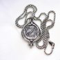 It spins! Small Sterling Silver Tetradrachm Owl Coin Pendant Necklace Jewelry