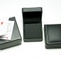New 14k Yellow Gold W/ Lever Back Onyx Earrings As In Man Of Steel FREE Box Set