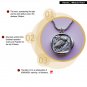 Silver Greek Classical Owl Athena Coin Tetradrachm Pendant Charm Amulet W/Chain-Warren Owl