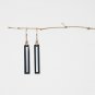 "NEW" 14k Solid Gold Onyx or Crystal Drop Earrings With " FREE" Gift Package
